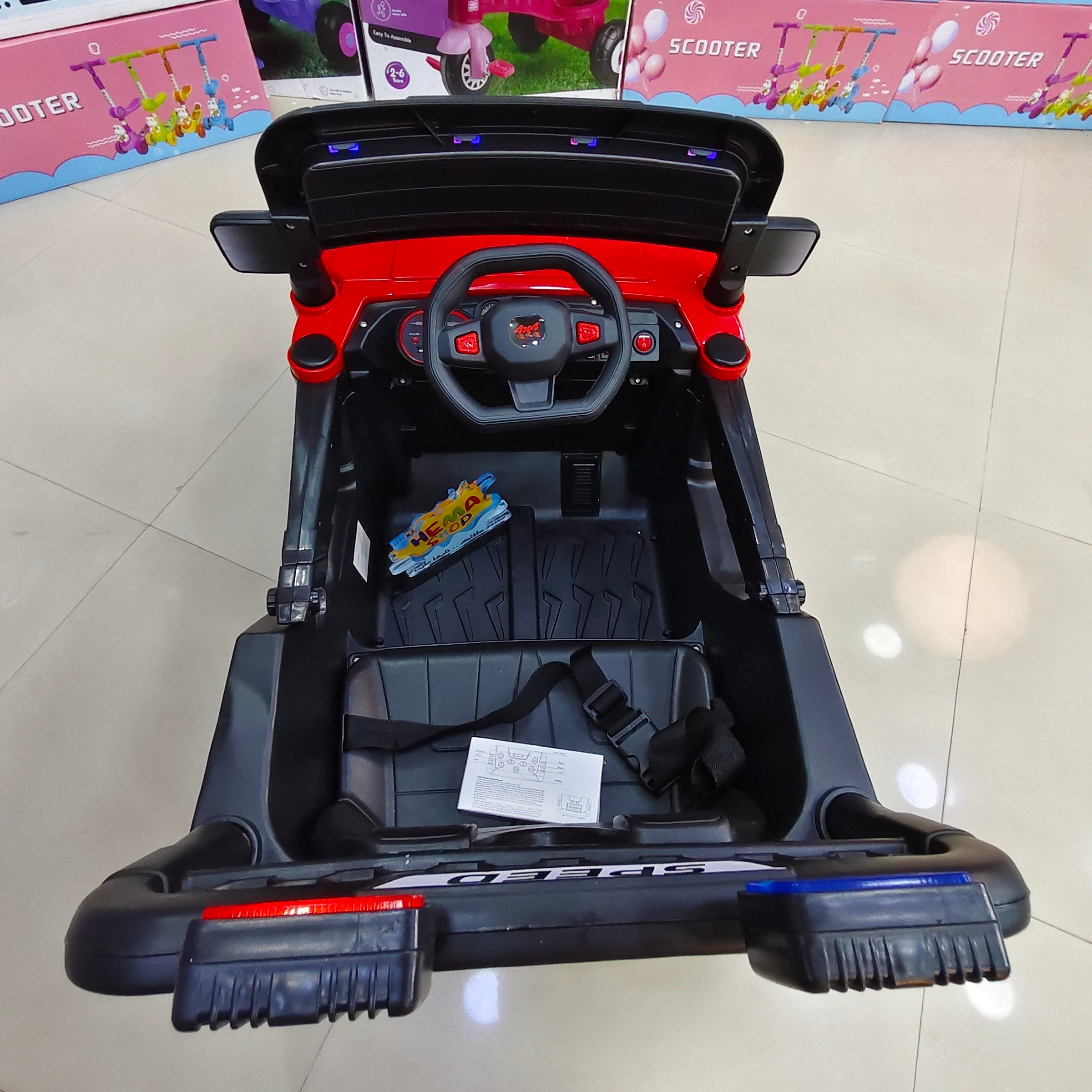 سياره  الأطفال Toyota  موديل 2026-احمر