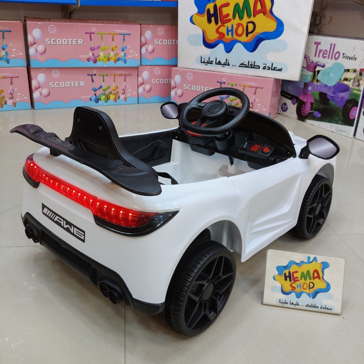 سياره مرسيدس _ أبيض _  موديل 506