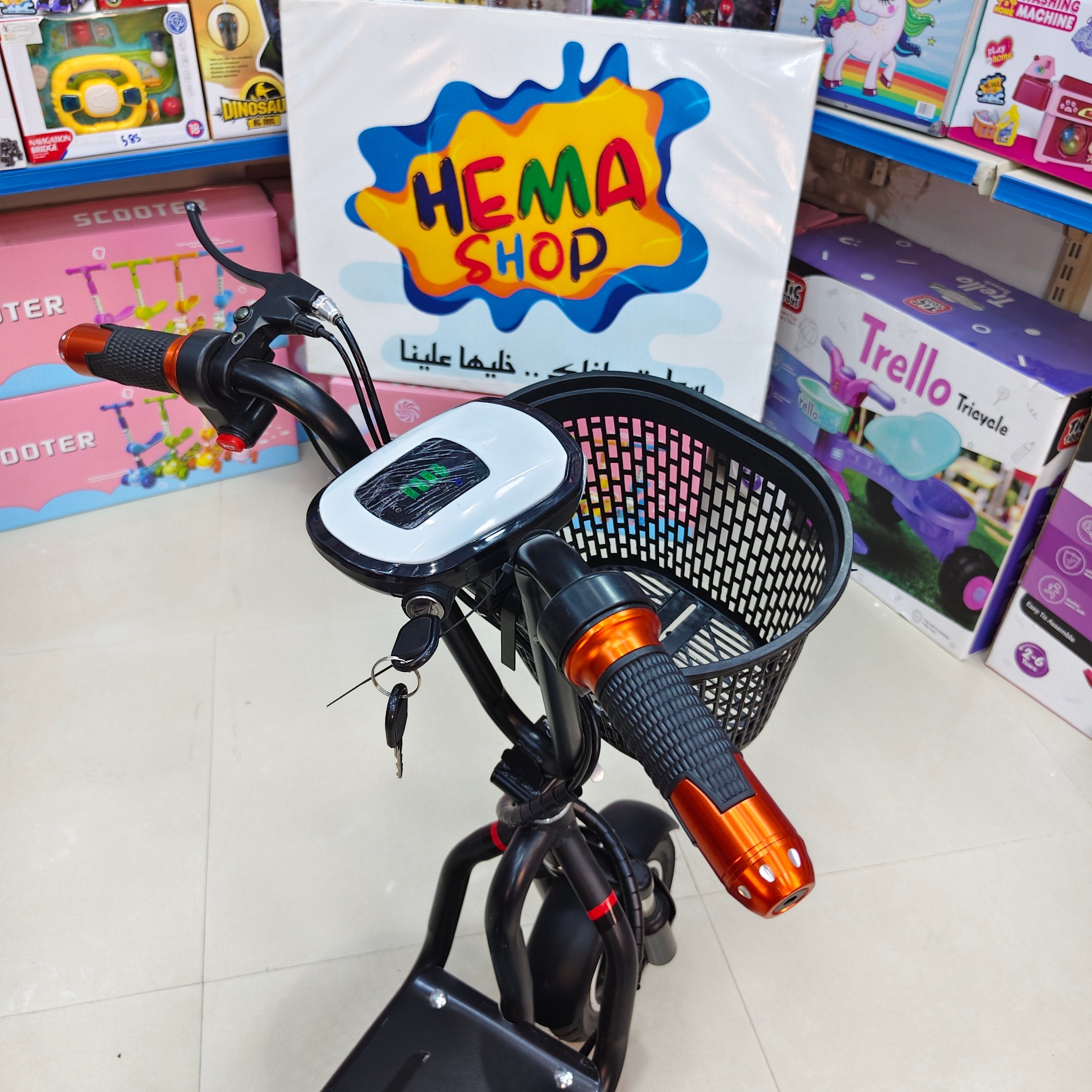 🛵سكوتر عجله كهرباء انتاج 2026 🛵 _ اسود