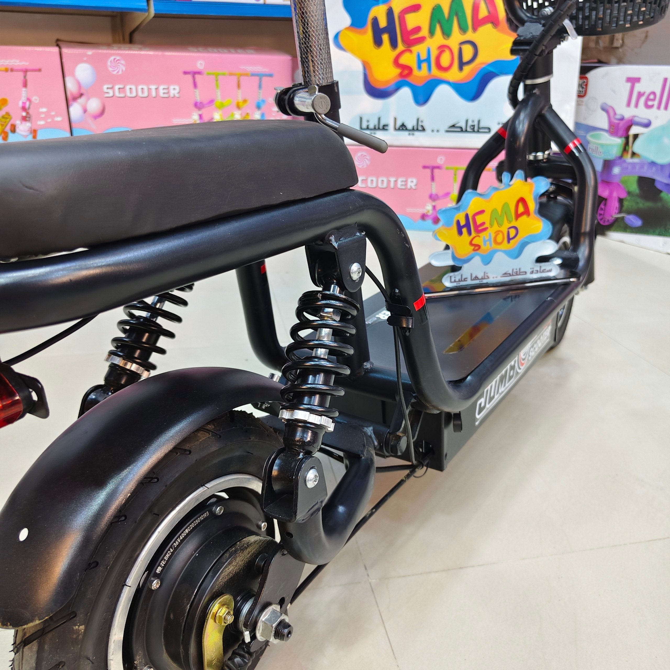 🛵سكوتر عجله كهرباء انتاج 2026 🛵 _ اسود