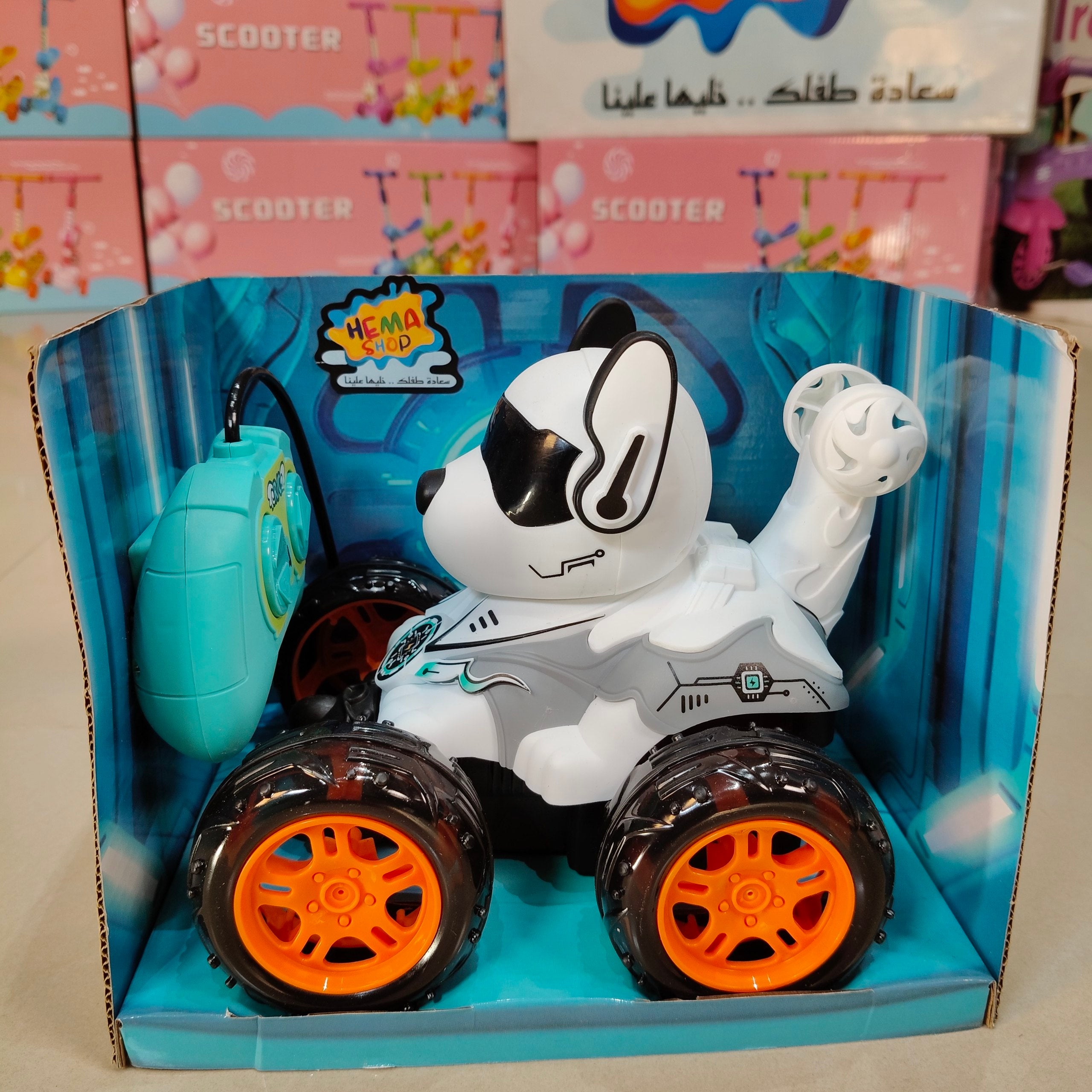 عربية كلب روبوت