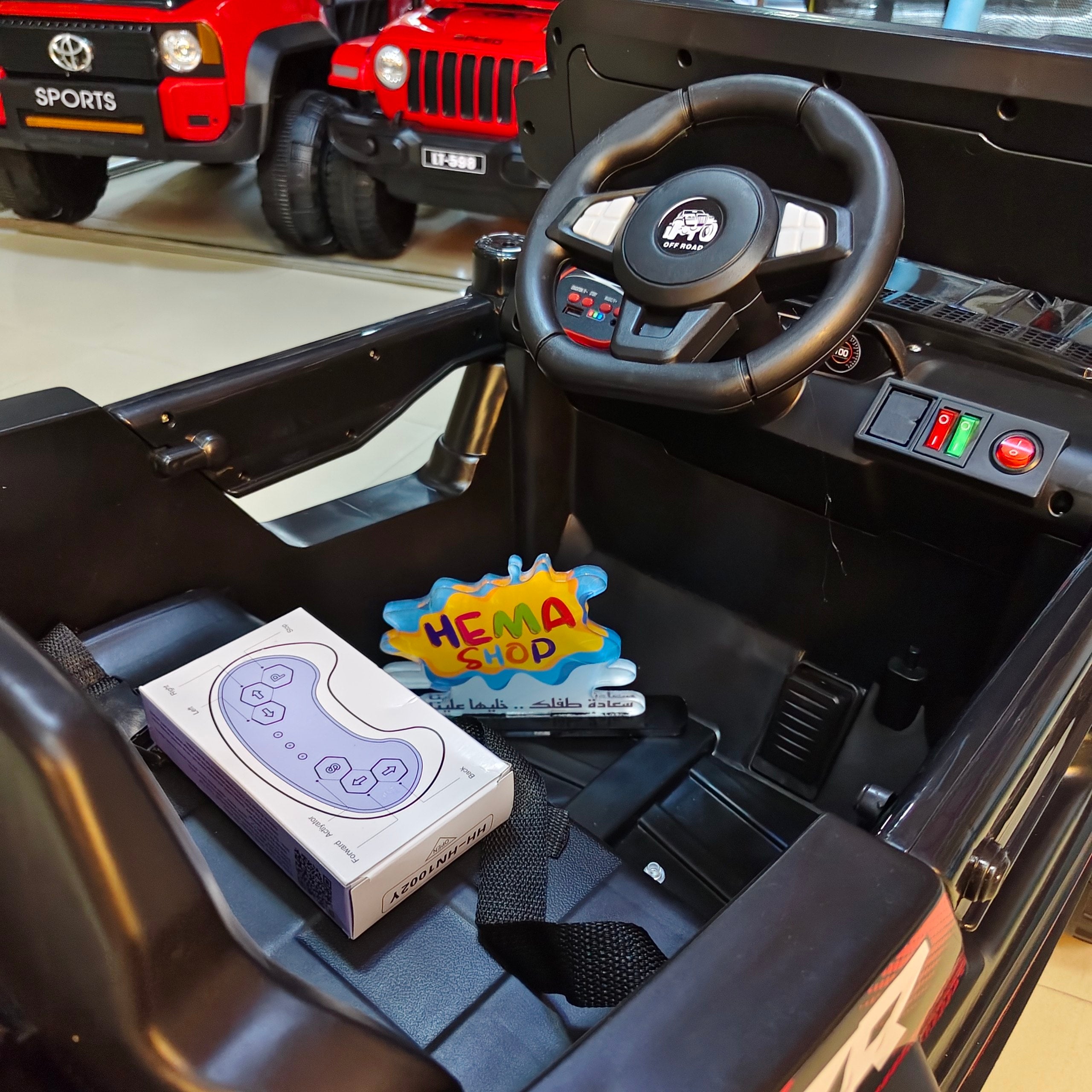 سياره  الأطفال Jeep موديل 2026 _ اسود