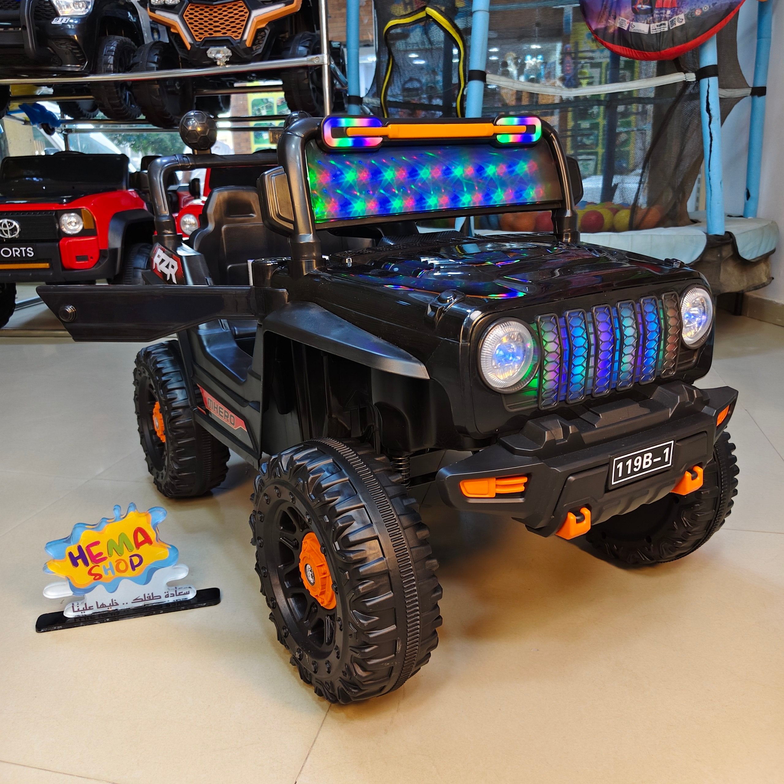سياره  الأطفال Jeep موديل 2026 _ اسود