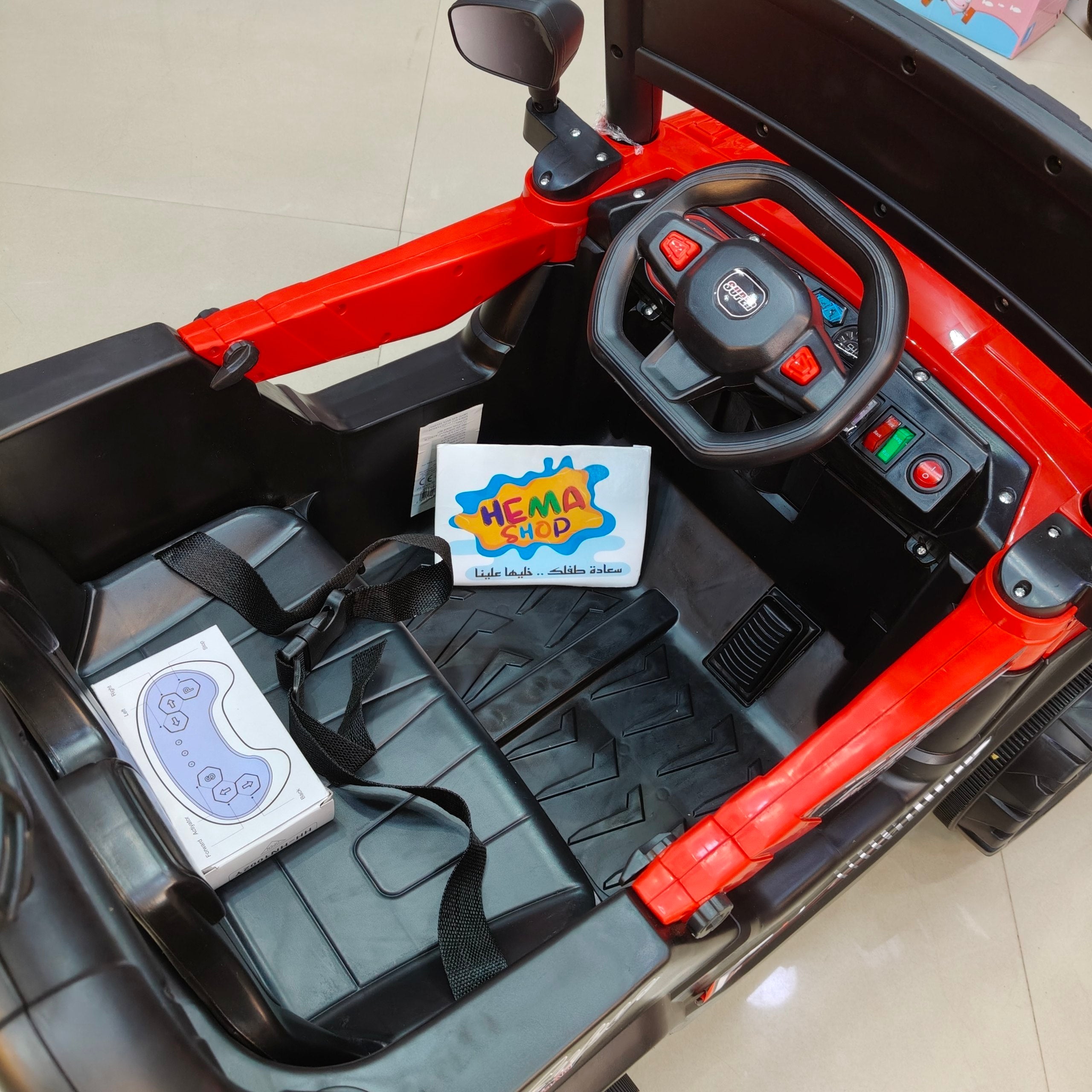 سياره  الأطفال چيب 618 _ احمر