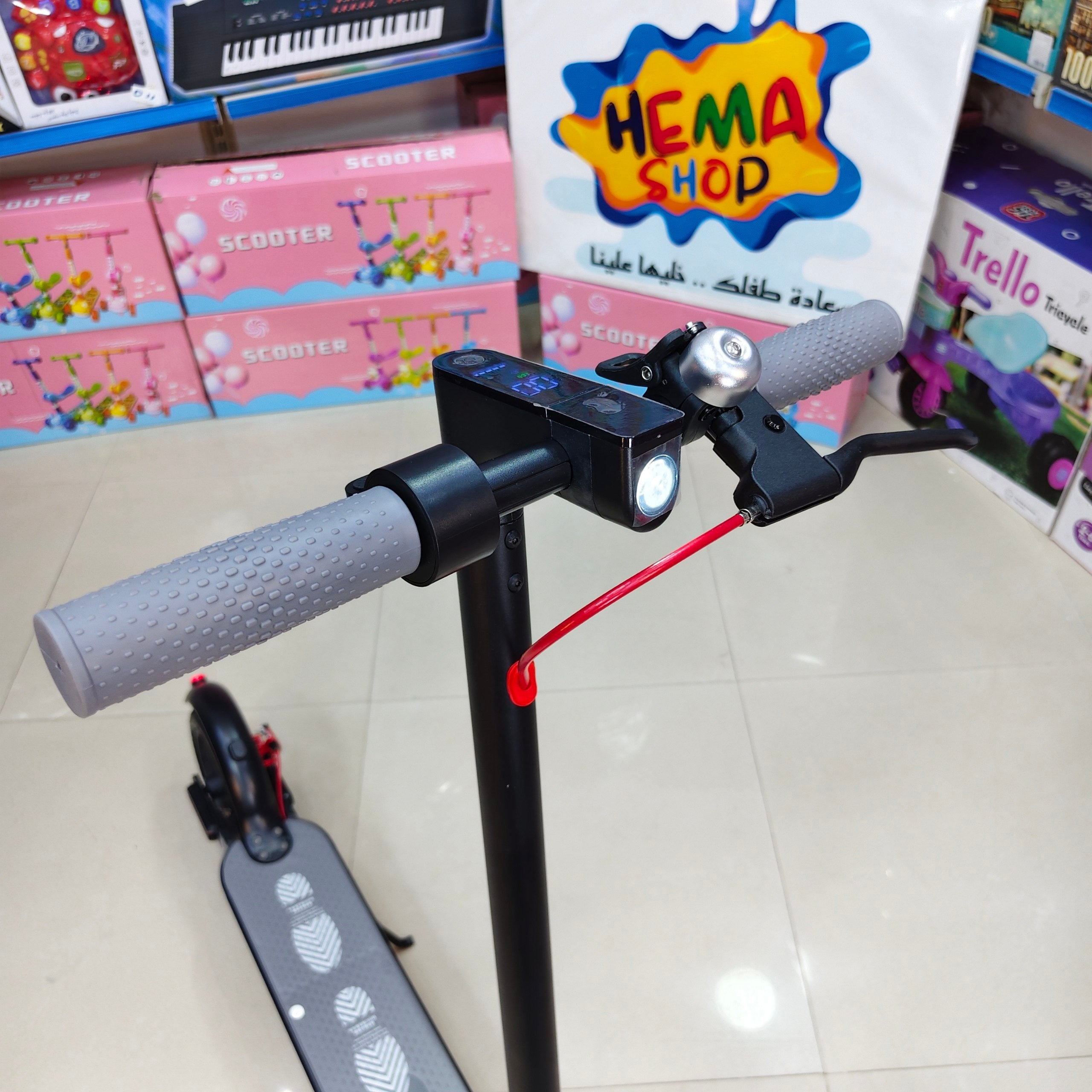 (E-scooter) عجل نفخ _ اسود