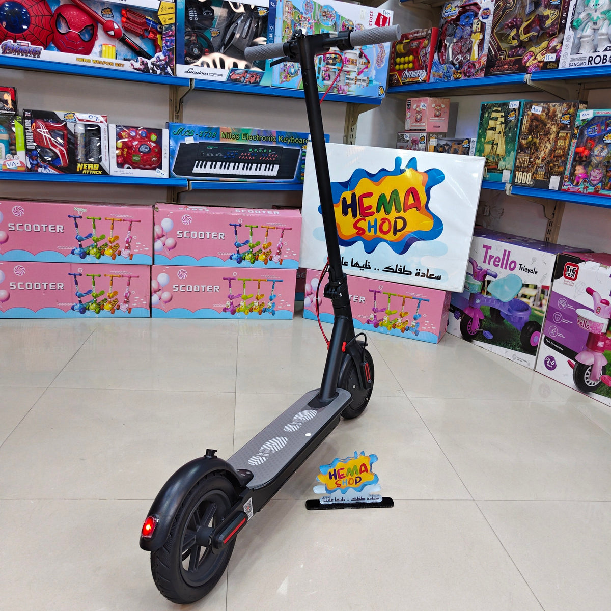 (E-scooter) عجل نفخ _ اسود