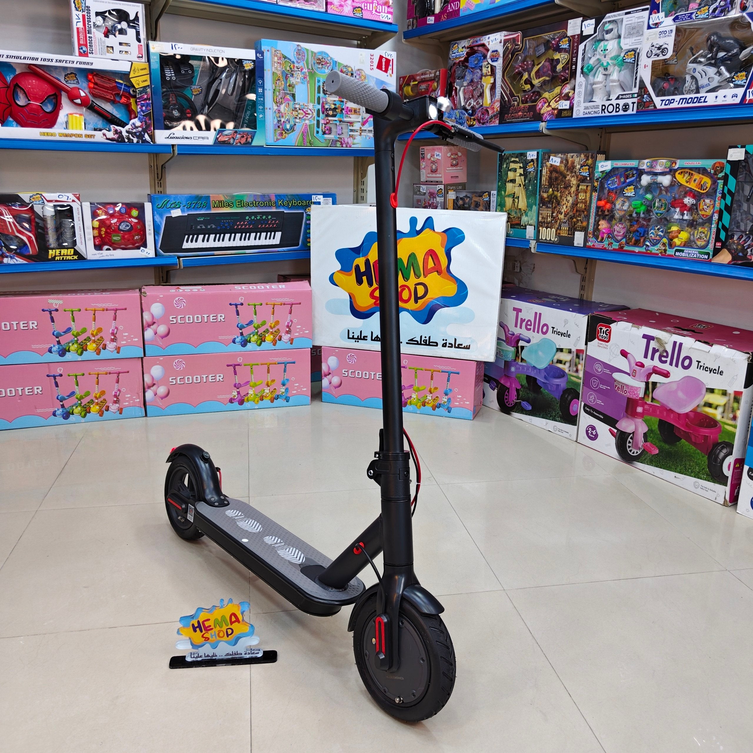 (E-scooter) عجل نفخ _ اسود