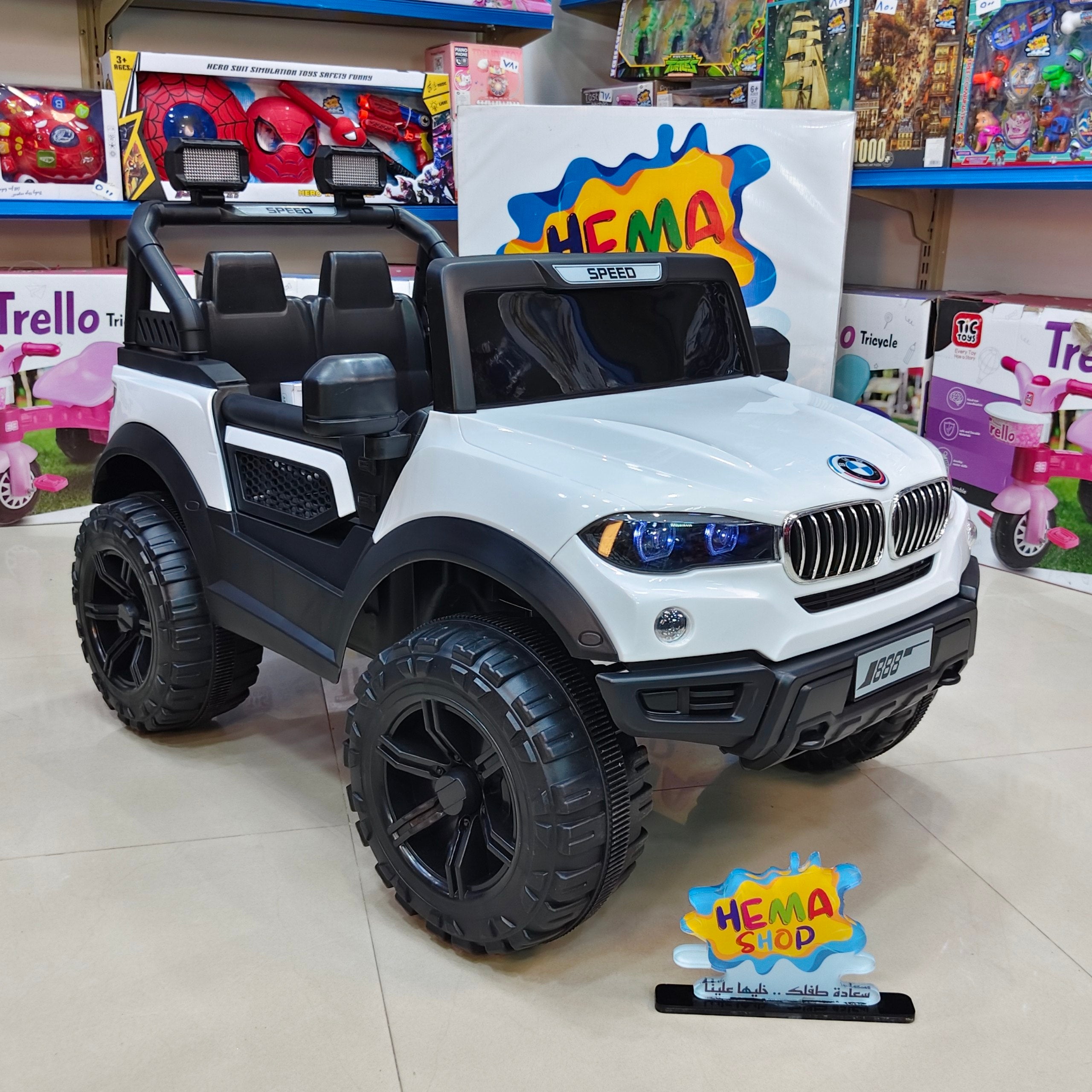 سياره BMW  موديل 2026 _ ابيض
