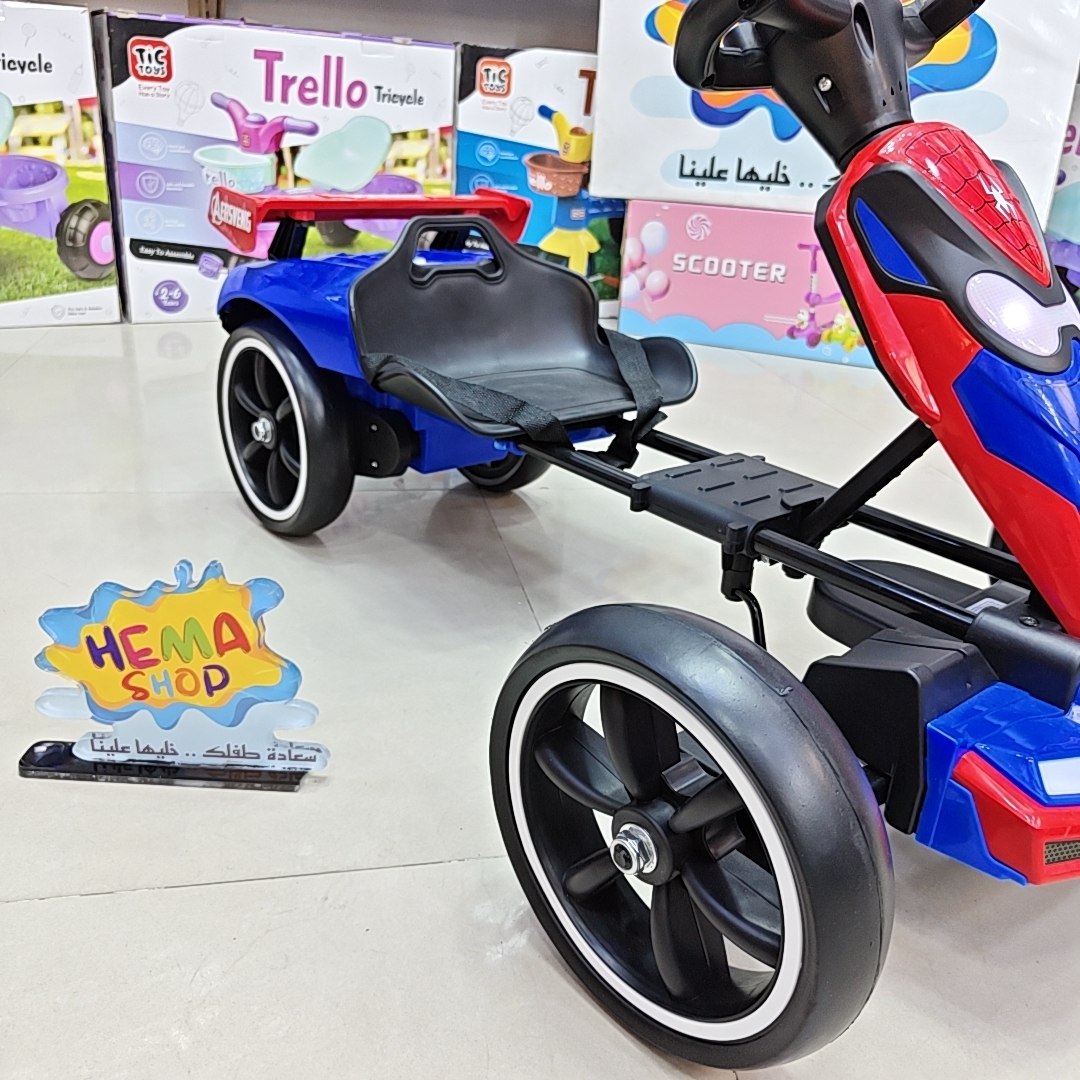 سبايدرمان Go Kart _ ازرق