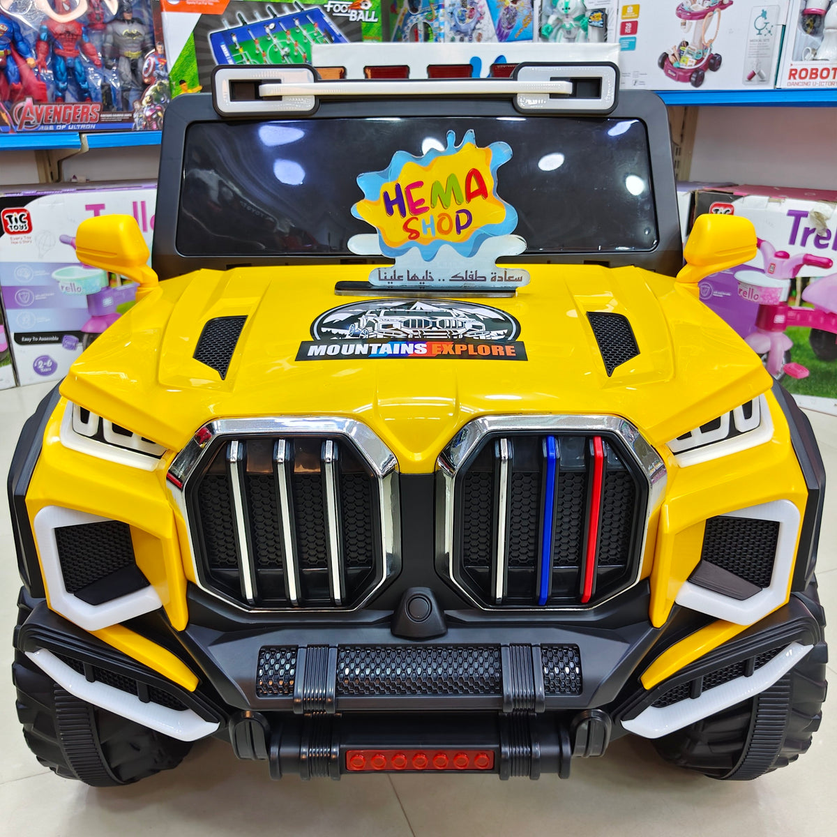 سيارة BMW موديل 2026 _ اصفر