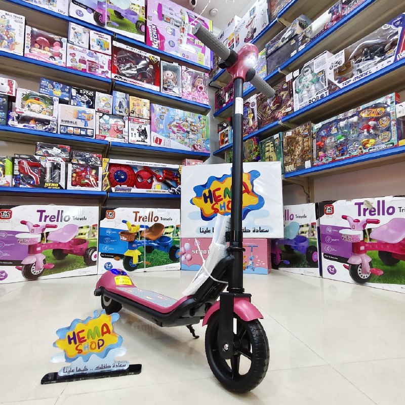 سكوتر شحن كهرباء عداد سرعه 2027  🛴 _ بينك