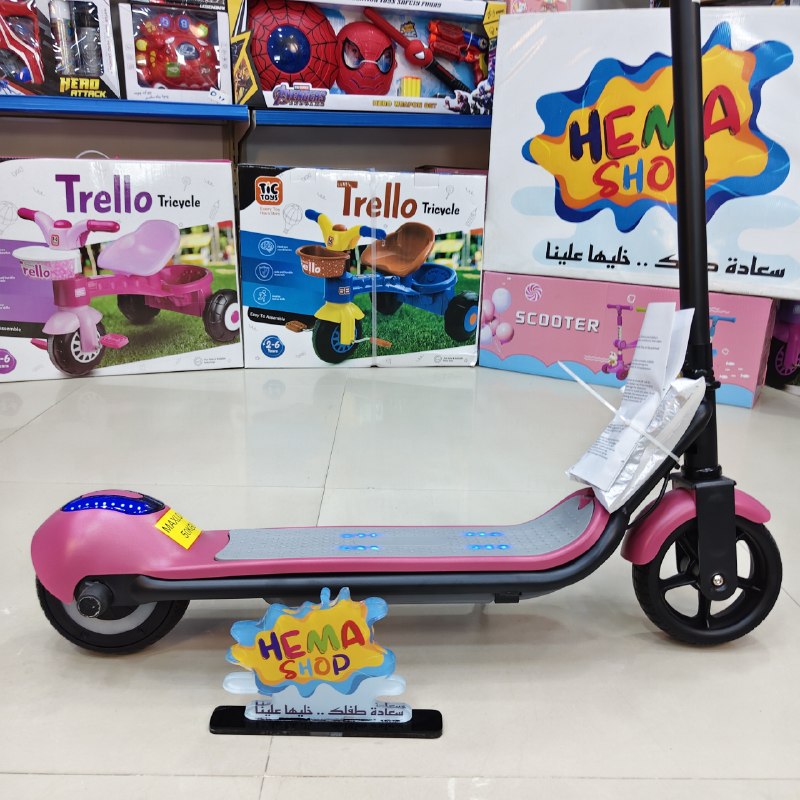 سكوتر شحن كهرباء عداد سرعه 2027  🛴 _ بينك
