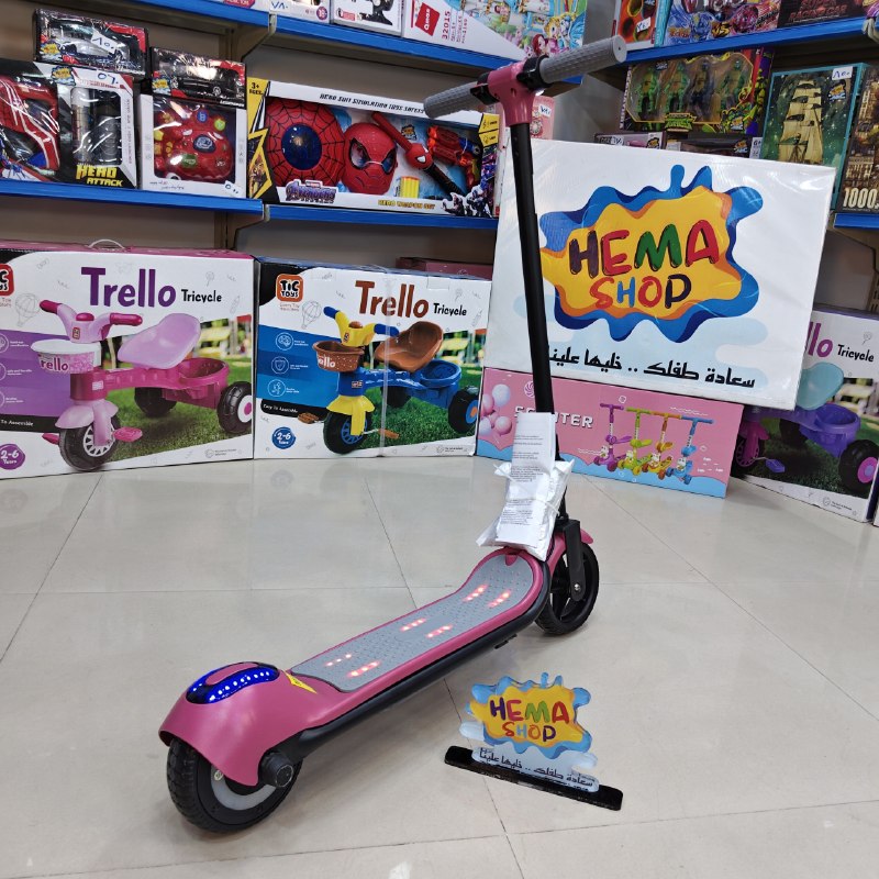 سكوتر شحن كهرباء عداد سرعه 2027  🛴 _ بينك